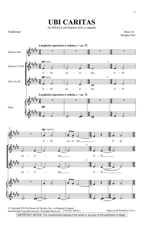 SATB, string quartet Lyrics: Anon. Language: Latin Duration: 4:45. Sacred Heart (Ubi Caritas III) is a setting of the 2 nd stanza from the beautiful three-stanza Ubi Caritas text. I’ve also set the first (Ubi Caritas) and the third one (Ubi Caritas II: Through Infinite Ages).While Ubi Caritas II reimagined some of the material from my first Ubi Caritas, …